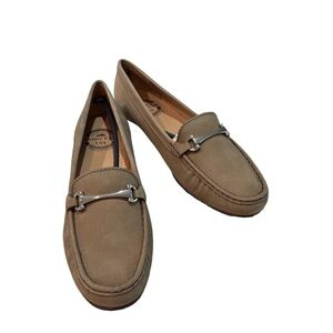Driver Club USA Grand 2 Loafer Camel Nobuck Suede Size 5.5